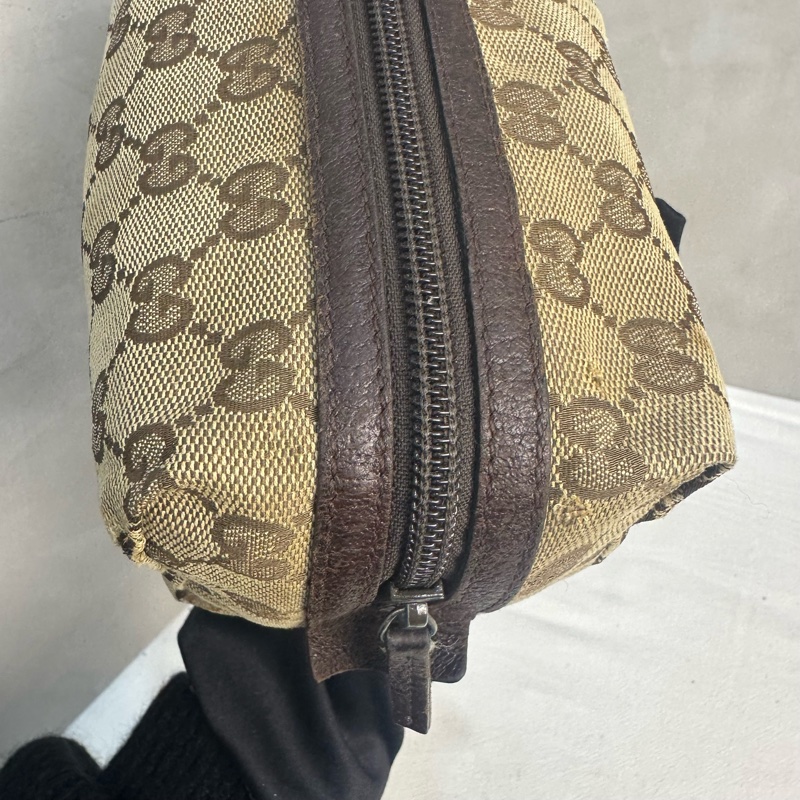 GUCCI Vintage 中古老花化妝包-11