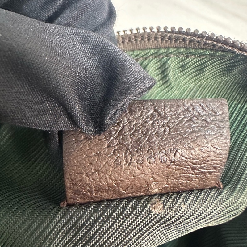 GUCCI Vintage 中古老花化妝包-15