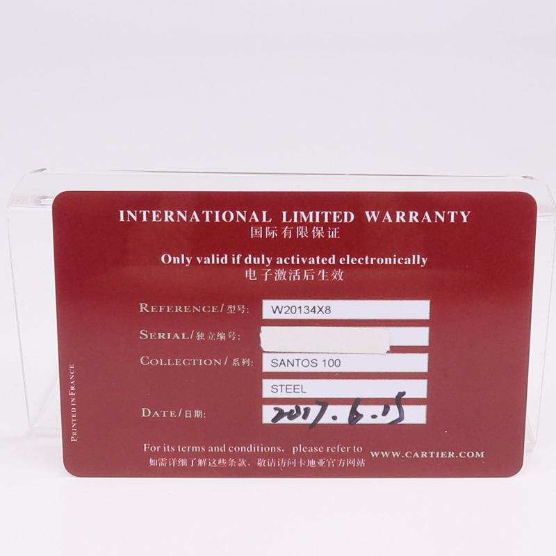 CARTIER Santos 100 Kings Road Edition W20134X8-13