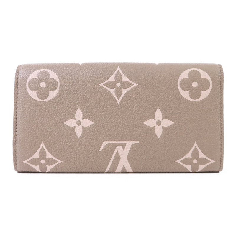 LOUIS VUITTON Monogram Empreinte Sarah Wallet金扣長錢包-1