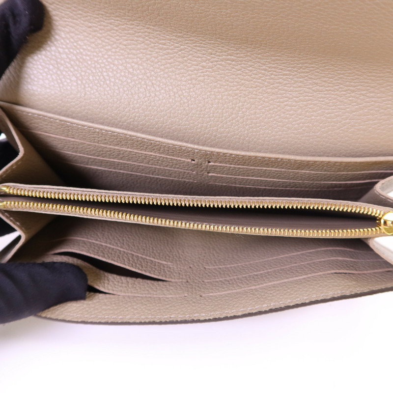 LOUIS VUITTON Monogram Empreinte Sarah Wallet金扣長錢包-4