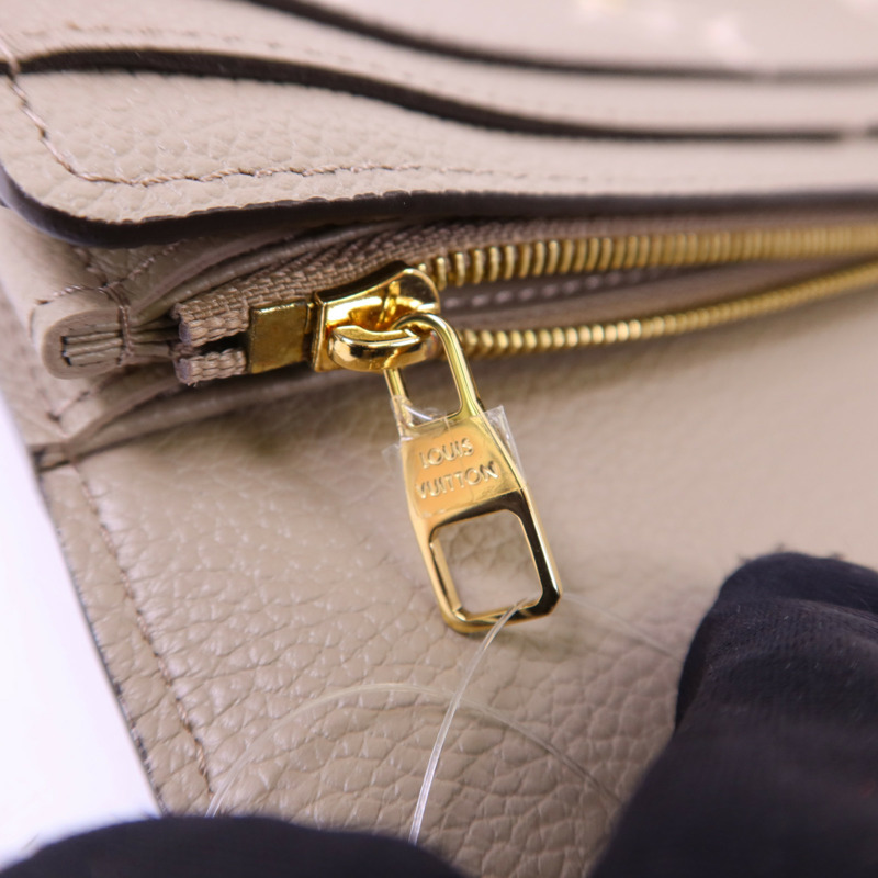 LOUIS VUITTON Monogram Empreinte Sarah Wallet金扣長錢包-7