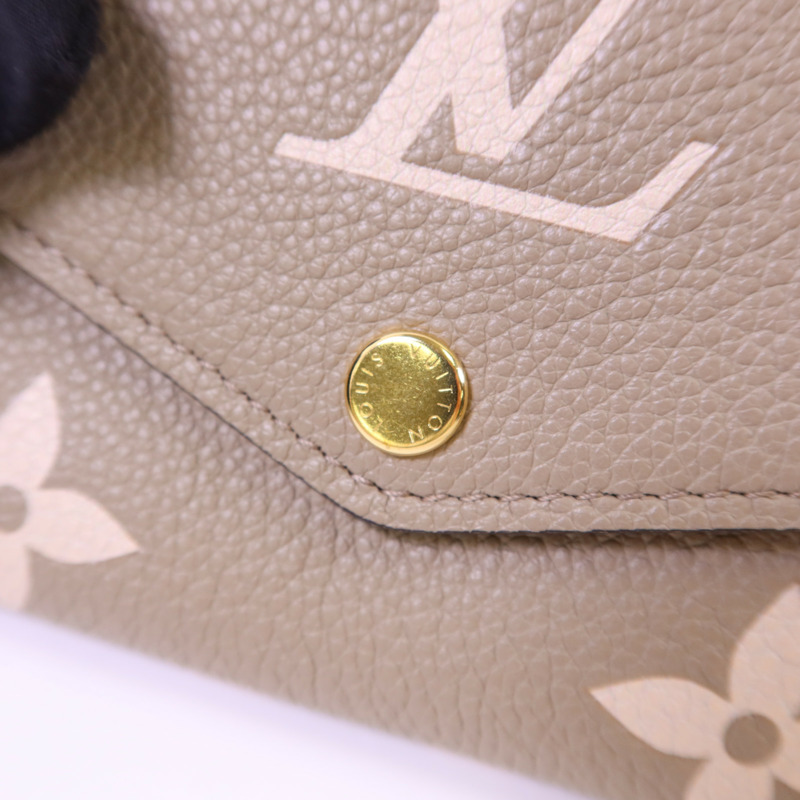 LOUIS VUITTON Monogram Empreinte Sarah Wallet金扣長錢包-8
