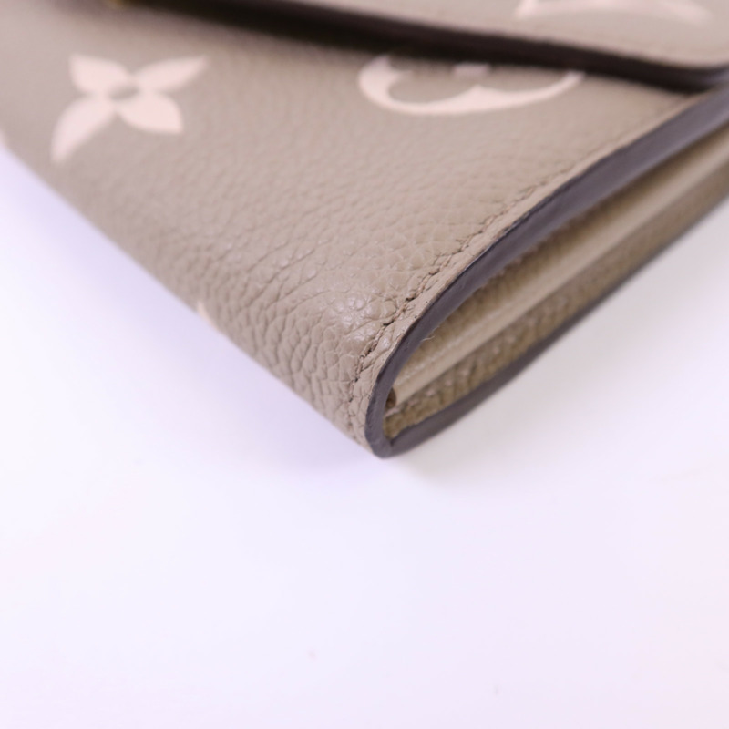 LOUIS VUITTON Monogram Empreinte Sarah Wallet金扣長錢包-9