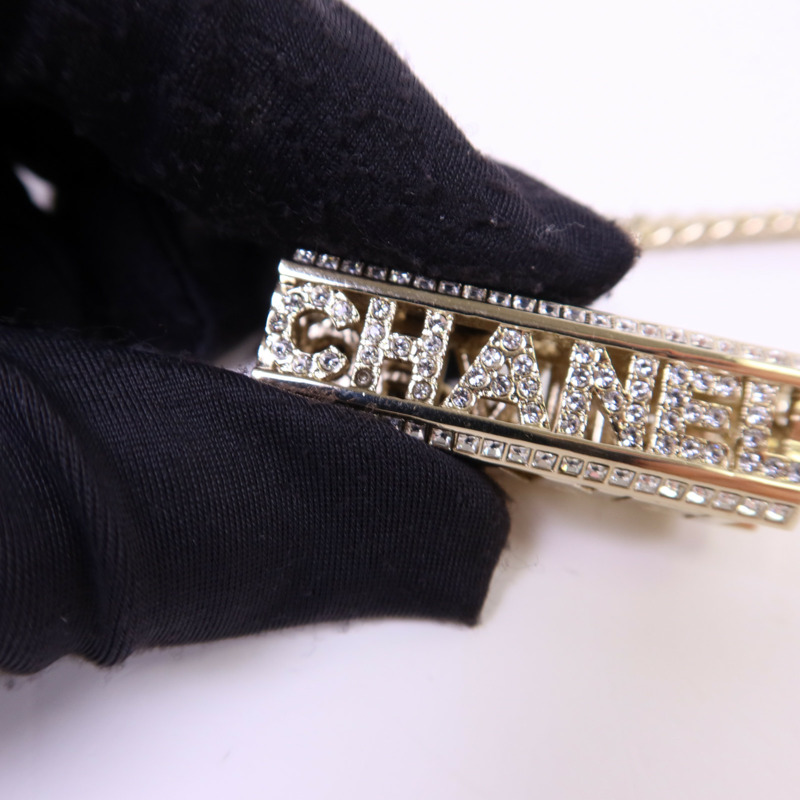 CHANEL 金屬/水晶Choker項鍊-9