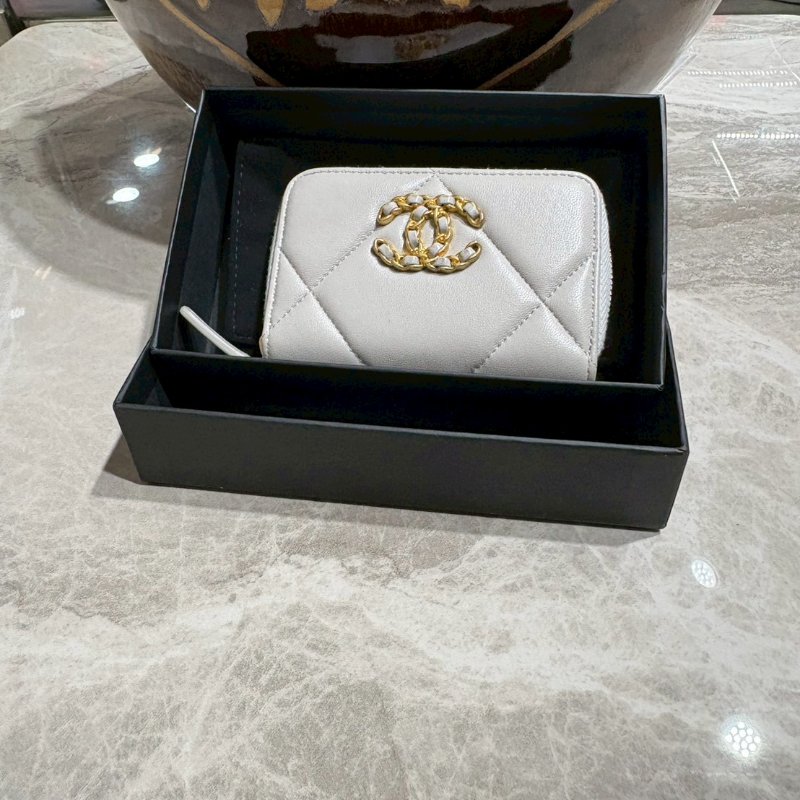CHANEL 19 卡夾零錢包 30開-3