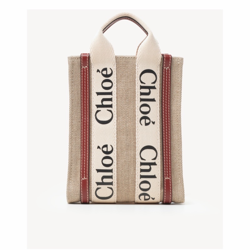 Chloe 女士 迷你 WOODY NORTH SOUTH斜挎包均碼碼17cm*6cm*12cm-1