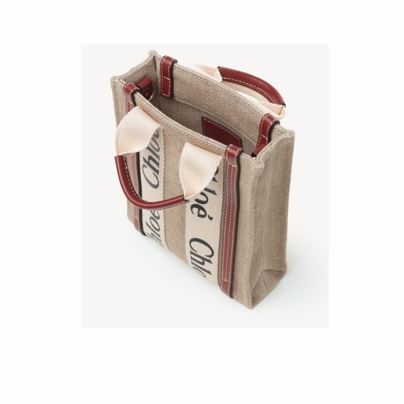 Chloe 女士 迷你 WOODY NORTH SOUTH斜挎包均碼碼17cm*6cm*12cm-2