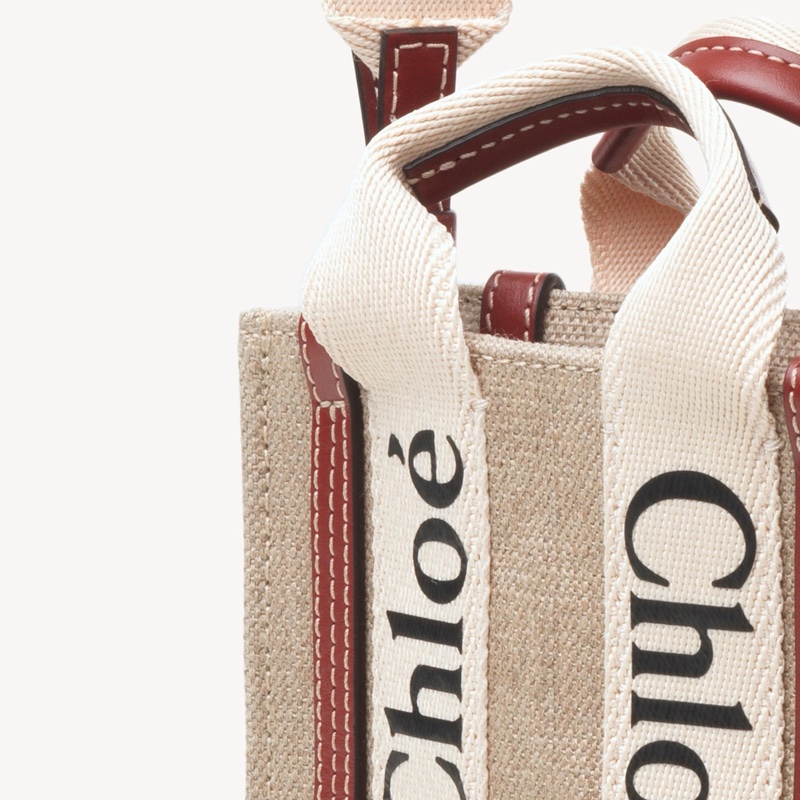 Chloe 女士 迷你 WOODY NORTH SOUTH斜挎包均碼碼17cm*6cm*12cm-3