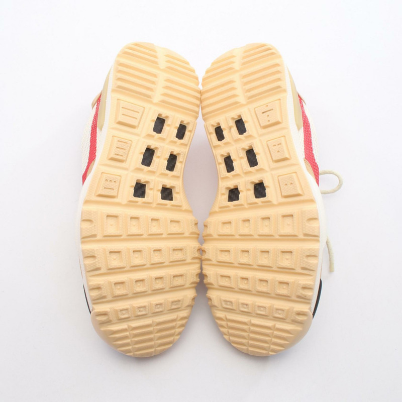 Nike Tom Sachs Craft Mars Yard 3.0 運動鞋，皮革網面，棕色/白色，二手-3