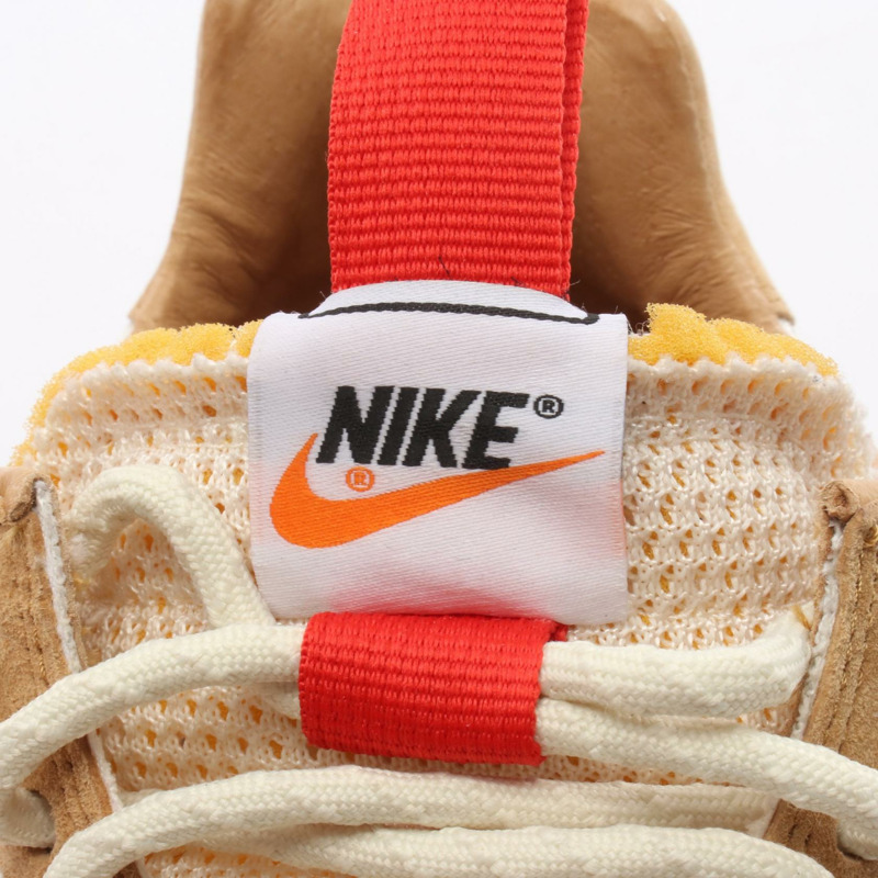 Nike Tom Sachs Craft Mars Yard 3.0 運動鞋，皮革網面，棕色/白色，二手-4