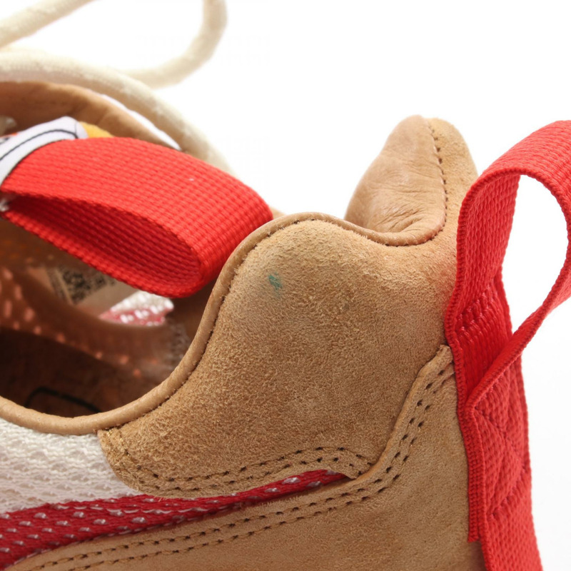 Nike Tom Sachs Craft Mars Yard 3.0 運動鞋，皮革網面，棕色/白色，二手-6