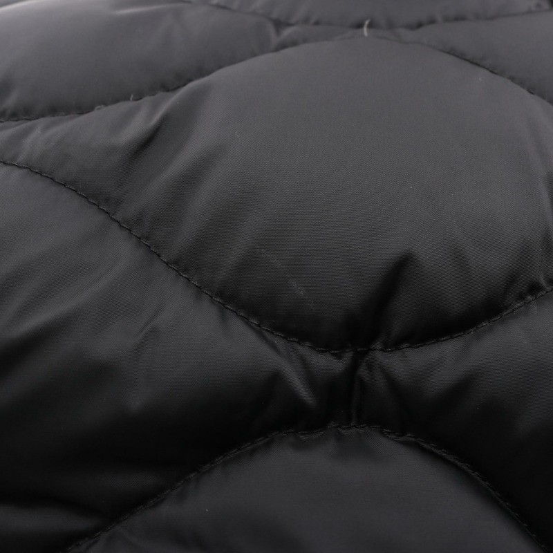 MONCLER MORANDIERES 帶帽羽絨外套 尼龍 黑色 二手 男款 #2-7