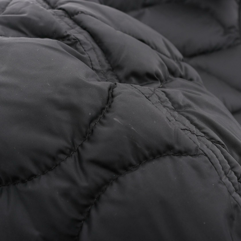 MONCLER MORANDIERES 帶帽羽絨外套 尼龍 黑色 二手 男款 #2-8