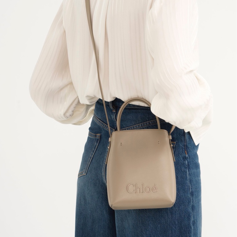 Chloe 女士 Sense徽標托特包均碼碼14.5cm*6.5cm*18cm-5