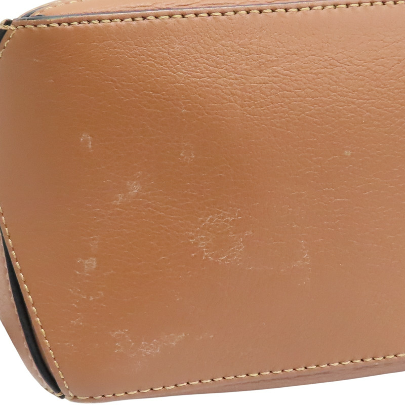 棕色 牛皮 Puzzle Small 肩背包【LOEWE 羅威】 A510PLSX01-13