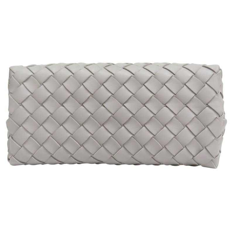 灰色 羊皮編織 Andiamo 肩背包【BOTTEGA VENETA BV 寶緹嘉】 766014VCPP11505-3