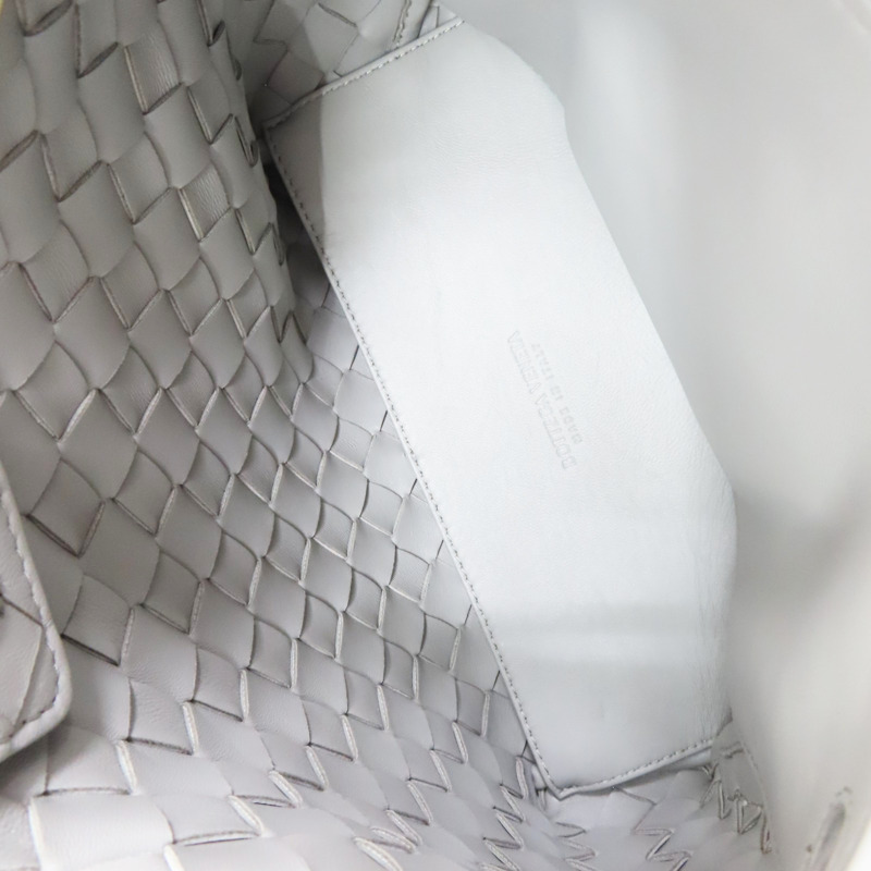 灰色 羊皮編織 Andiamo 肩背包【BOTTEGA VENETA BV 寶緹嘉】 766014VCPP11505-4