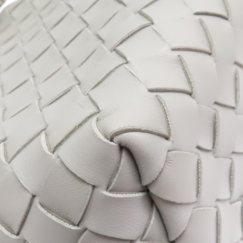 灰色 羊皮編織 Andiamo 肩背包【BOTTEGA VENETA BV 寶緹嘉】 766014VCPP11505-10