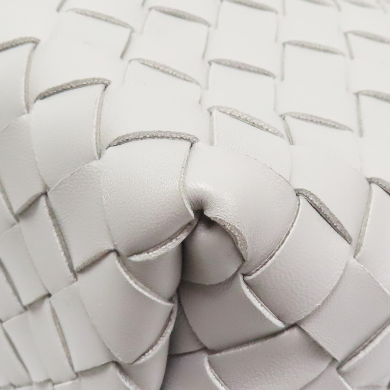 灰色 羊皮編織 Andiamo 肩背包【BOTTEGA VENETA BV 寶緹嘉】 766014VCPP11505-11