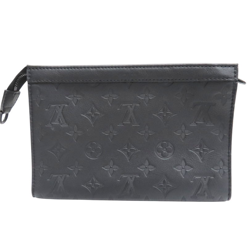 黑色 牛皮壓紋 Gaston 肩背包【LOUIS VUITTON LV 路易威登】 M81115-1