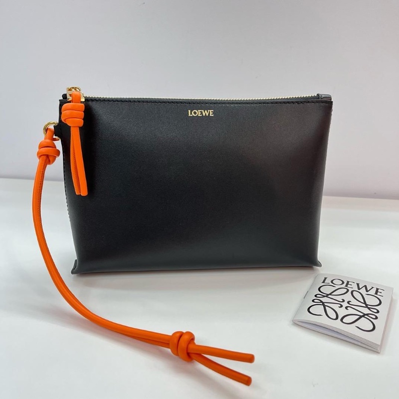 Loewe knot T pouch ( Black )-0