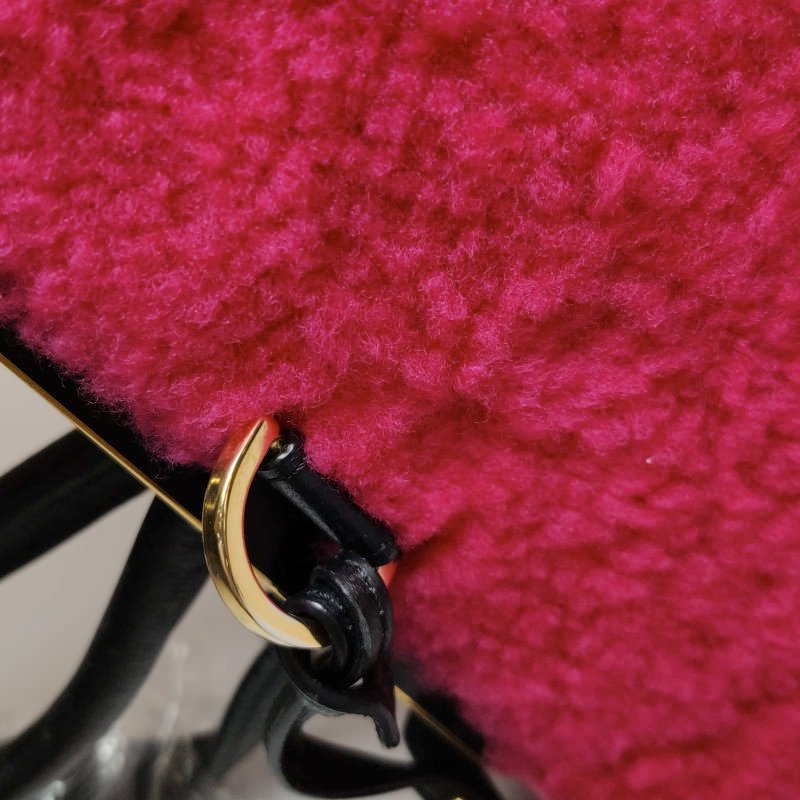 Fendi Petite 2 Jours中號牛皮拼色金屬框架單肩包-11