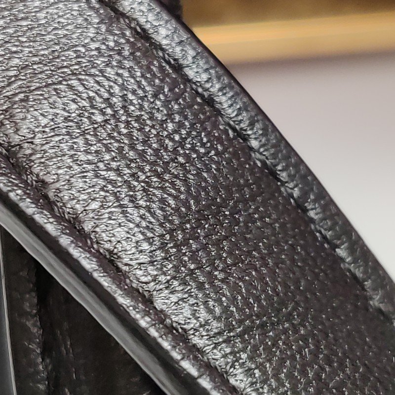 Fendi Petite 2 Jours中號牛皮拼色金屬框架單肩包-21