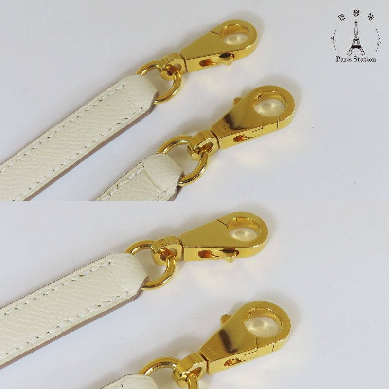 【巴黎站二手名牌專賣店】＊現貨＊HERMES 愛馬仕 真品＊Y刻奶昔白金扣KELLY28 手提包 肩背包-8