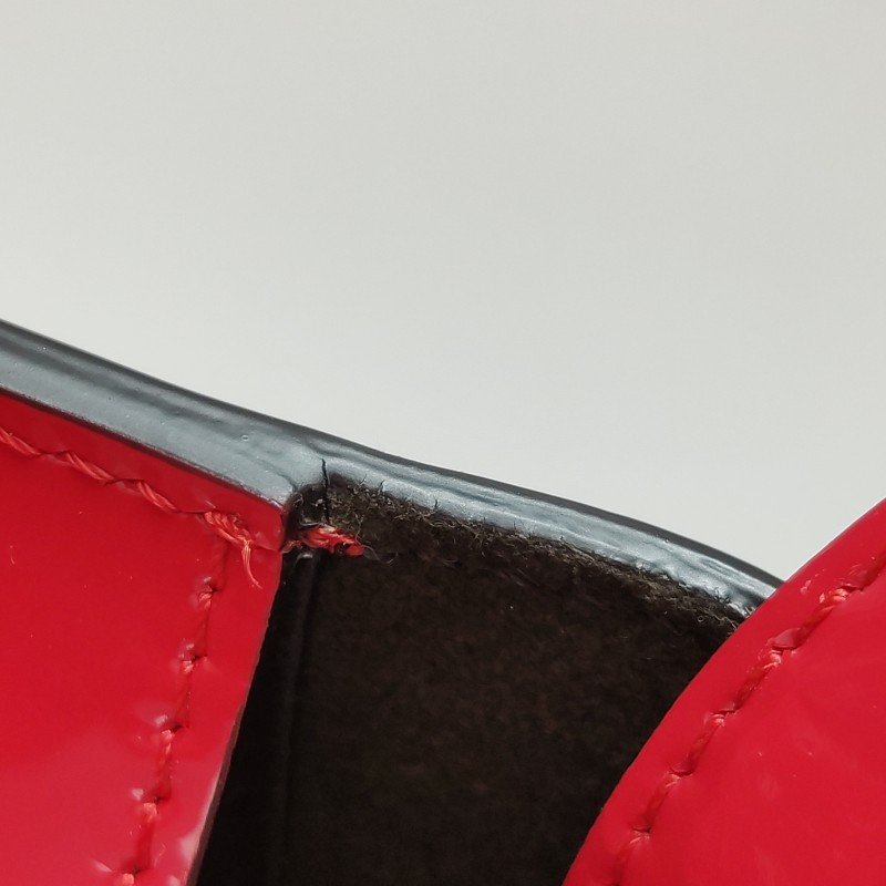 Fendi Karligraphy漆皮純色花體雙F logo斜挎包單肩包-13