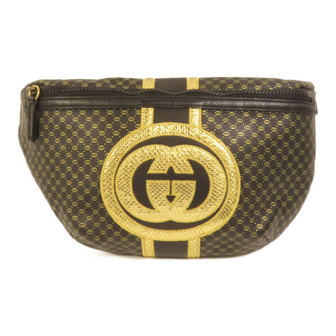 GUCCI 皮革DAPPER DAN Waist Bag腰包