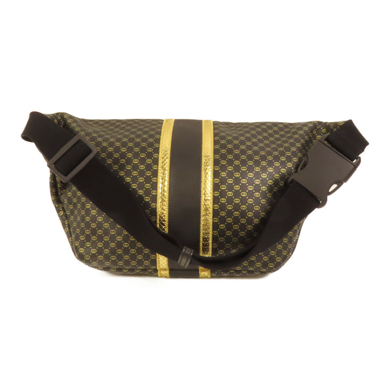 GUCCI 皮革DAPPER DAN Waist Bag腰包-1