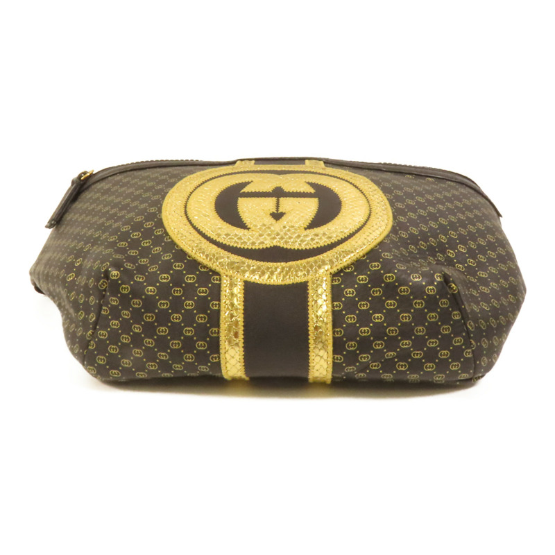 GUCCI 皮革DAPPER DAN Waist Bag腰包-3