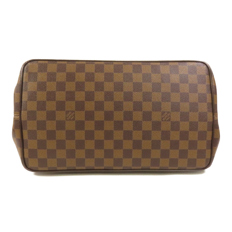 LOUIS VUITTON Damier Bergamo MM金扣手挽袋-3