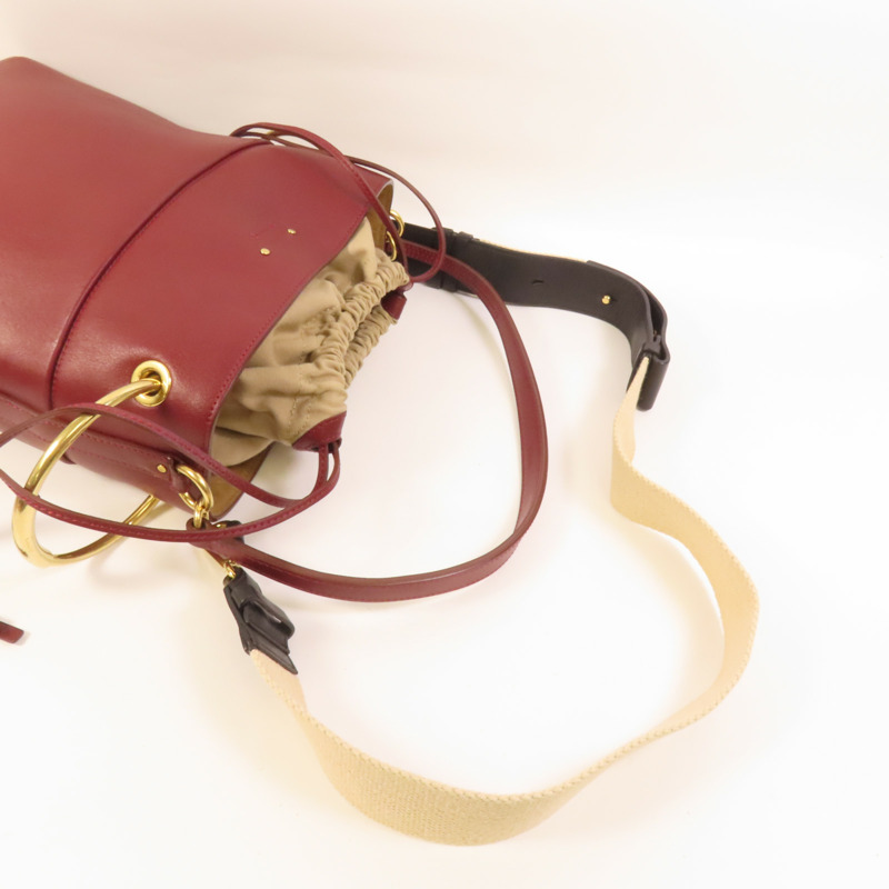 Chloe 牛皮皮革Roy Bag金扣手挽肩背兩用袋-4