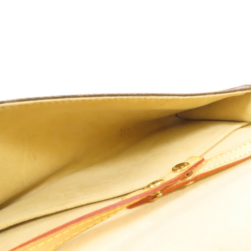 LOUIS VUITTON Monogram Pochette Twin GM金扣肩背袋-5