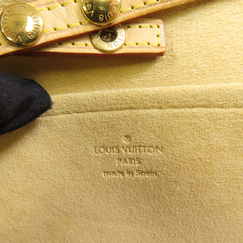 LOUIS VUITTON Monogram Pochette Twin GM金扣肩背袋-7