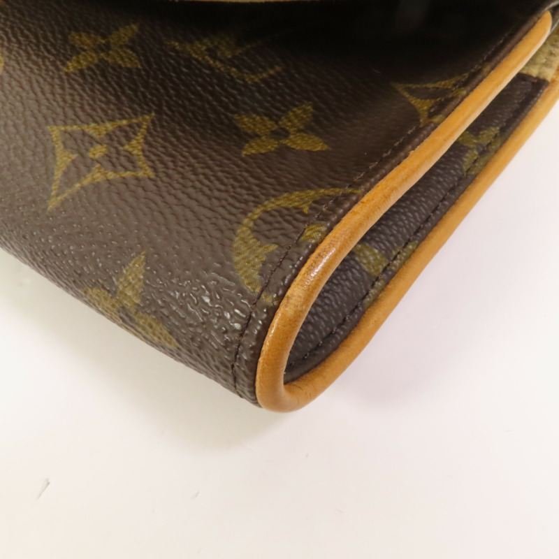 LOUIS VUITTON Monogram Pochette Twin GM金扣肩背袋-10