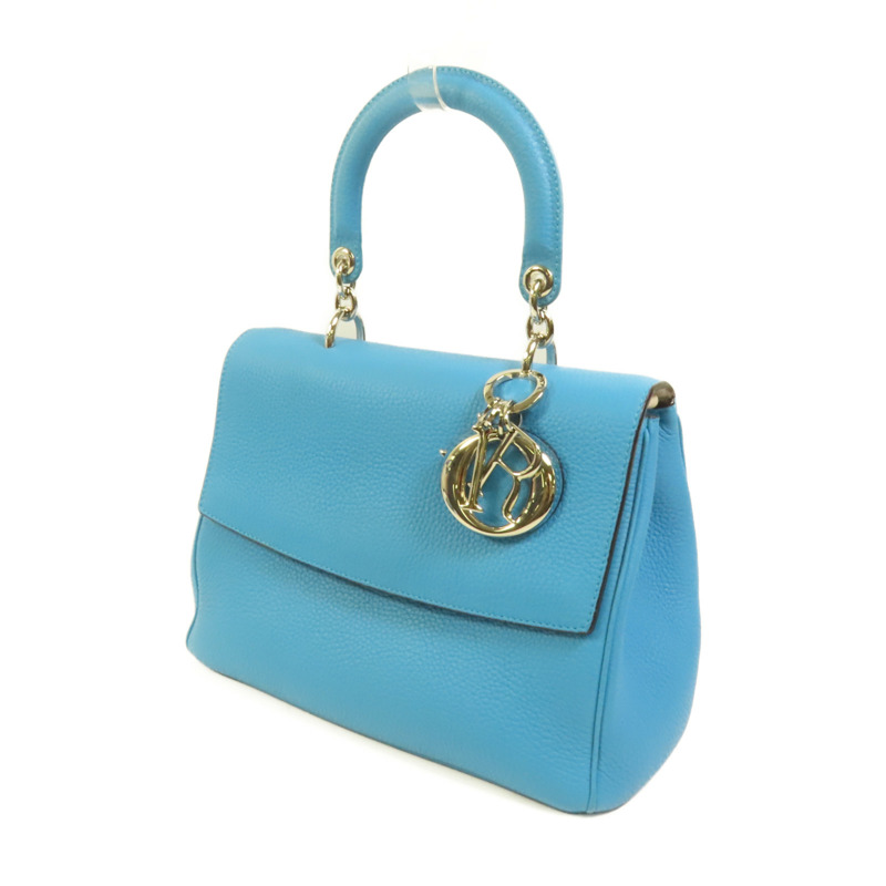 Dior 牛皮皮革Be Dior Bag Medium銀扣手挽肩背兩用袋-2