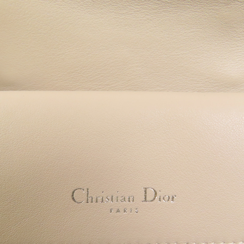 Dior 牛皮皮革Be Dior Bag Medium銀扣手挽肩背兩用袋-8