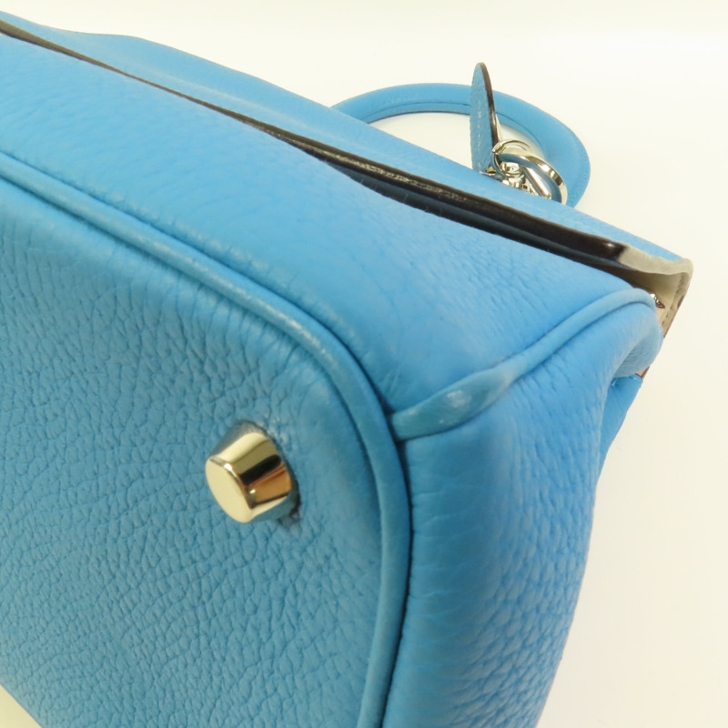 Dior 牛皮皮革Be Dior Bag Medium銀扣手挽肩背兩用袋-12