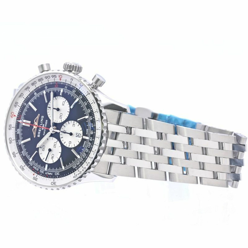 百年靈 Navitimer B01 計時碼錶 AB0137211B1A1 AB0137 男錶，不鏽鋼材質，40252-2