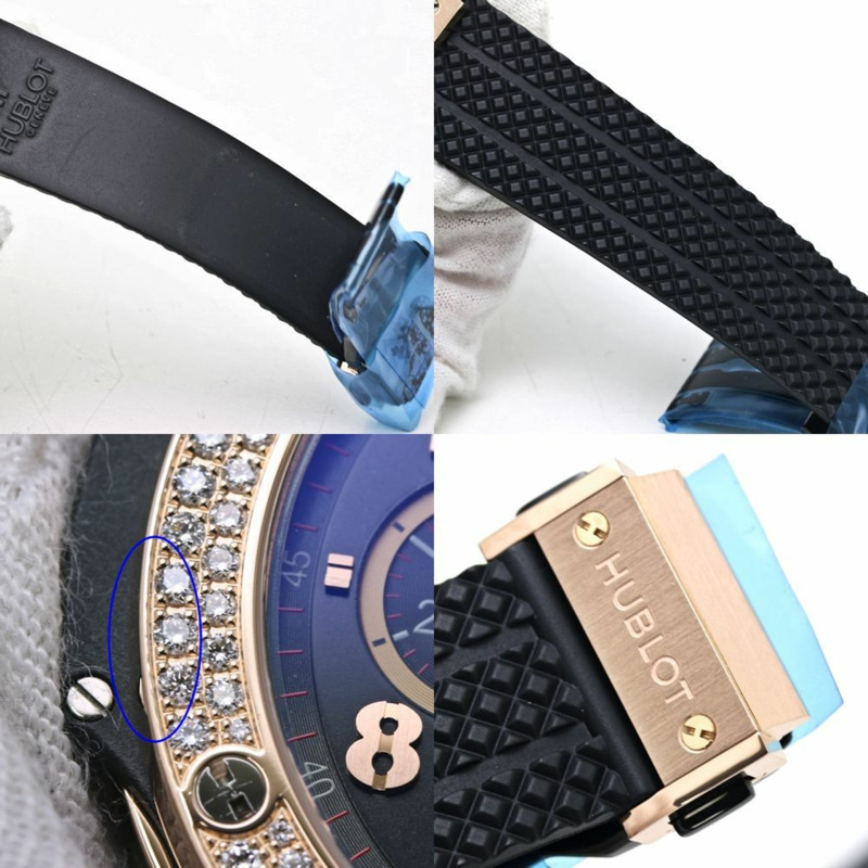 宇舶錶 Big Bang 系列金鑽腕錶 341.PX.130.RX.114 男款 18K 玫瑰金錶殼及橡膠錶帶 40144-7