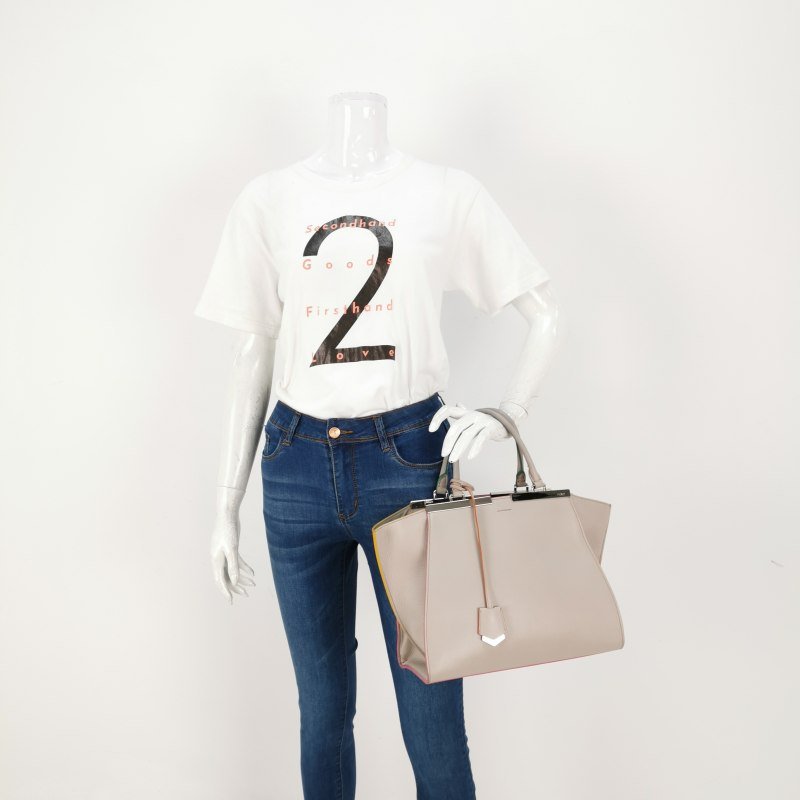 Fendi 3 jours牛皮金屬邊百搭經典翅膀包單肩包-1