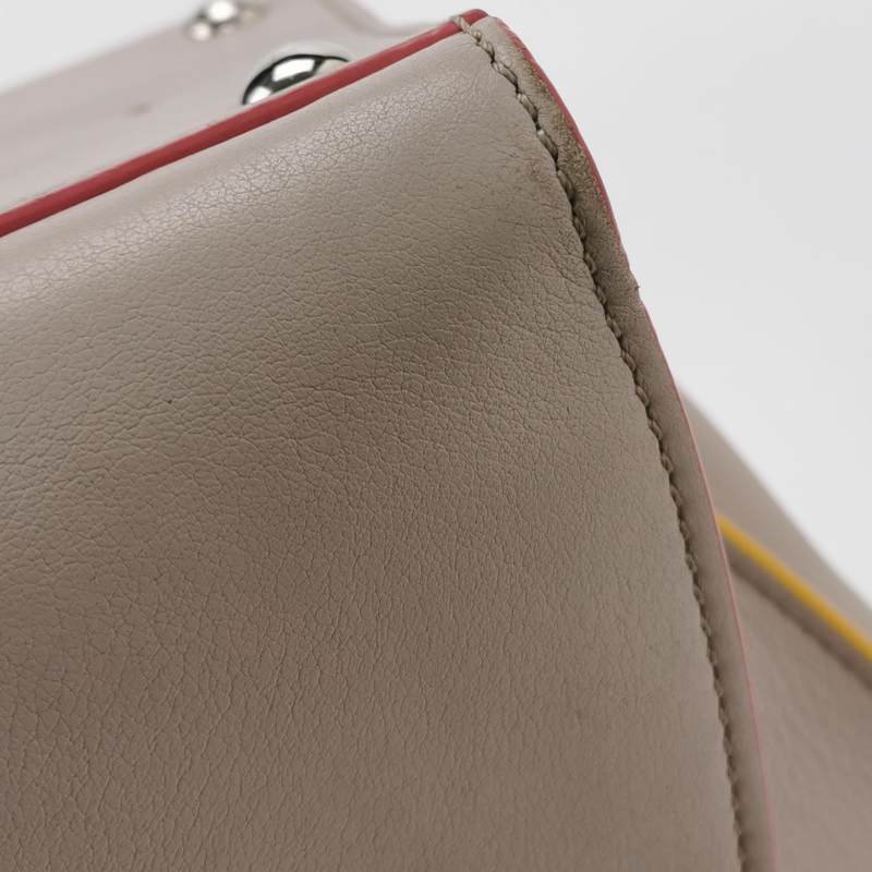 Fendi 3 jours牛皮金屬邊百搭經典翅膀包單肩包-8