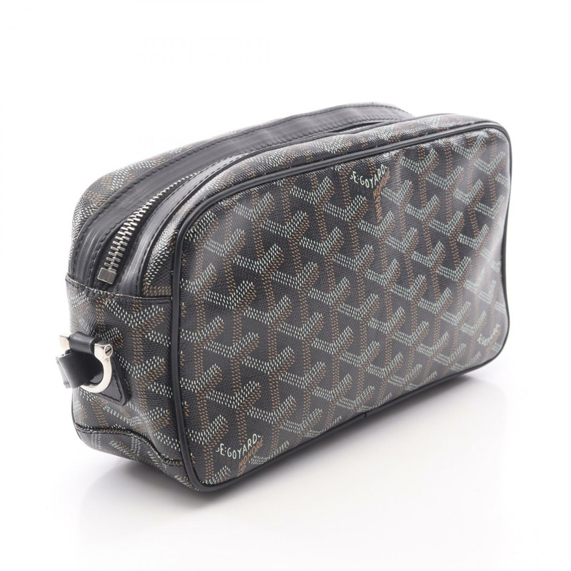 GOYARD Cap-Vert PM 單肩斜背包 CAPVE2PMLTY01CL01P 帆布皮革 BK-1