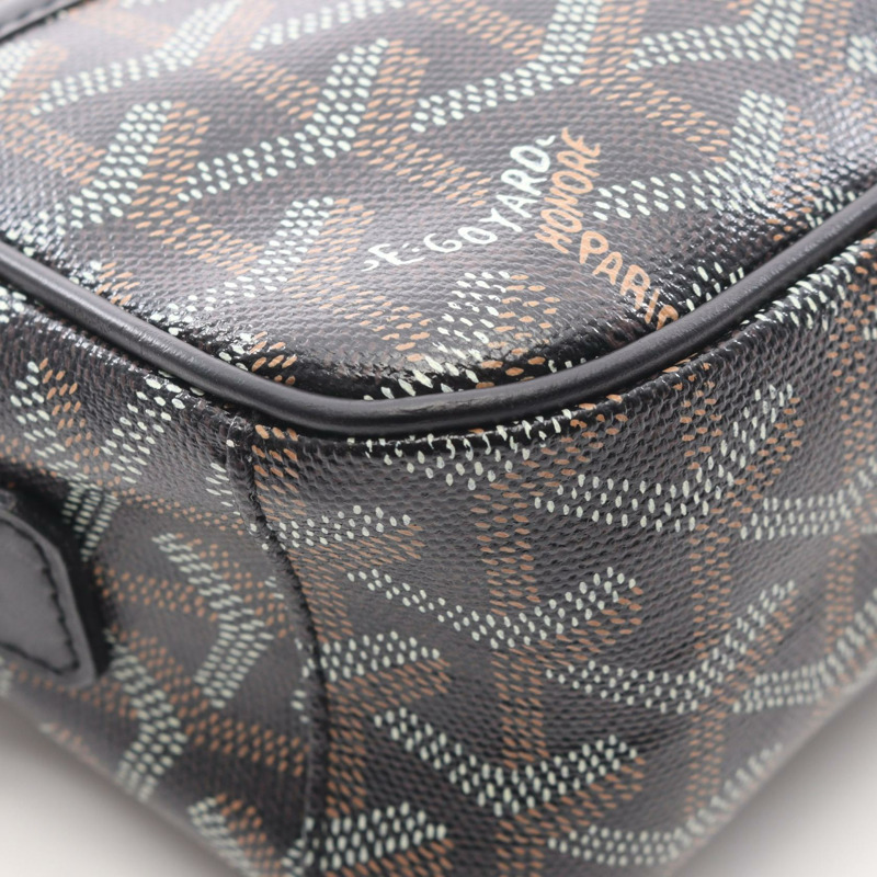 GOYARD Cap-Vert PM 單肩斜背包 CAPVE2PMLTY01CL01P 帆布皮革 BK-6