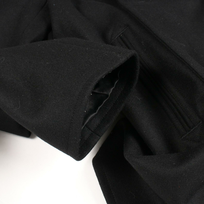 聖羅蘭巴黎羊毛雙排扣大衣，黑色，44號，二手男款-7