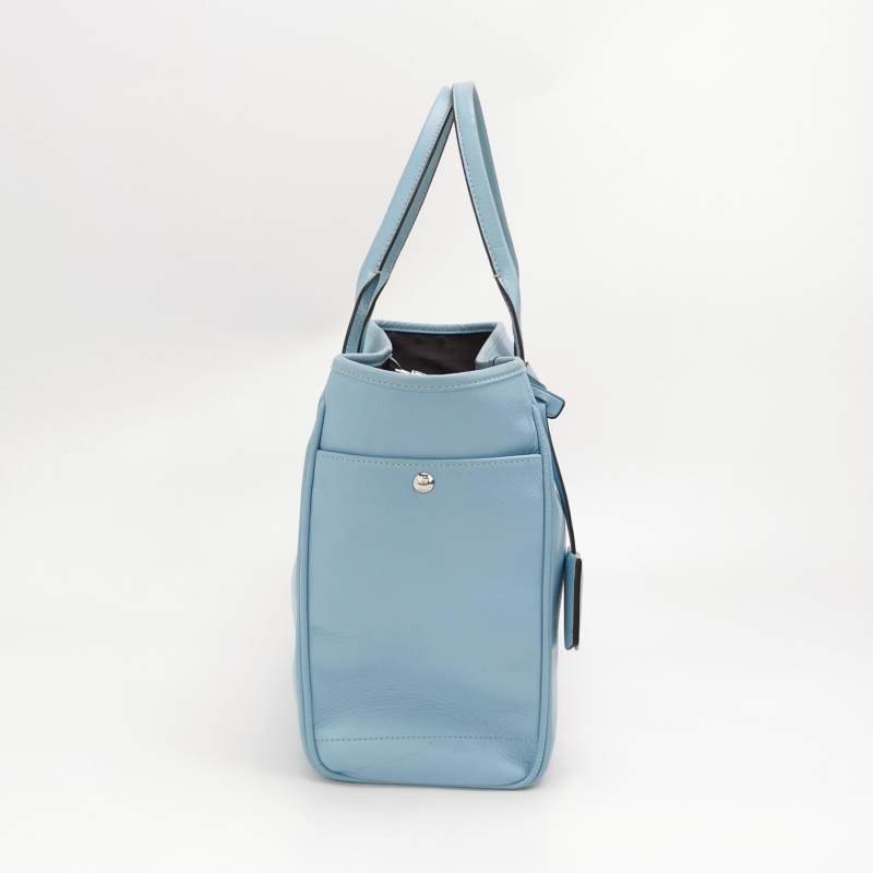 Loewe牛皮純色字母Logo托特包手提包-2