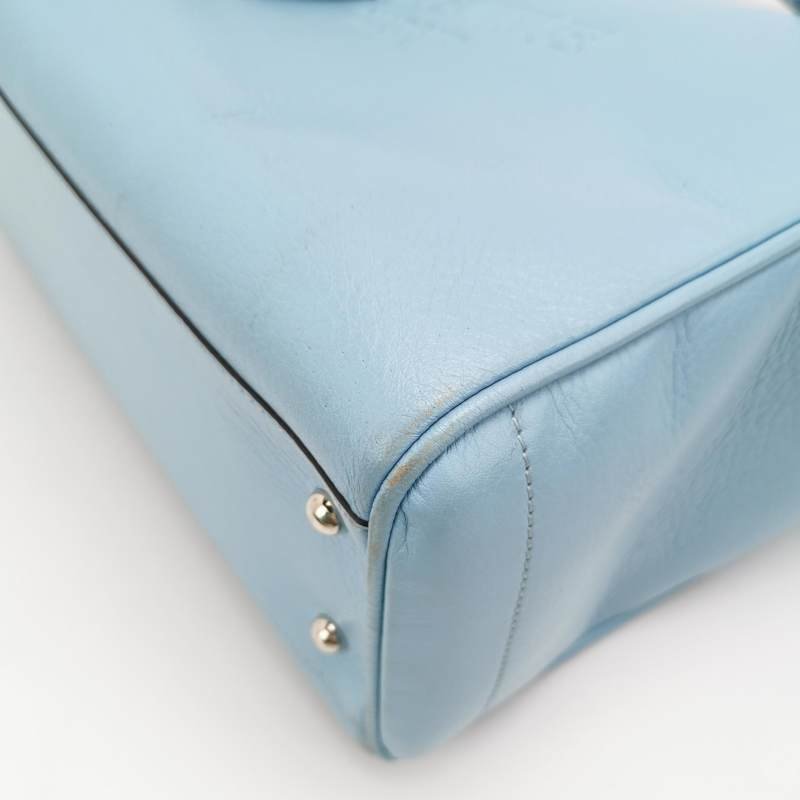 Loewe牛皮純色字母Logo托特包手提包-9